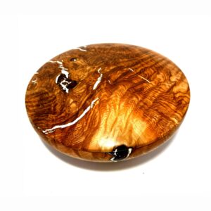Olive Ash Lidded Bowl